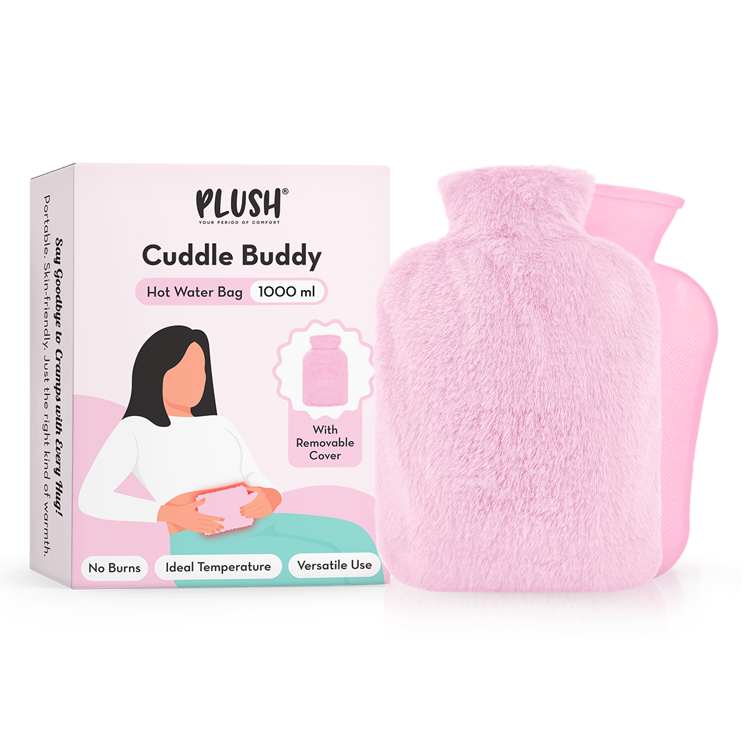 Cuddle Buddy Hot Water Bag With Soft Fur Cover