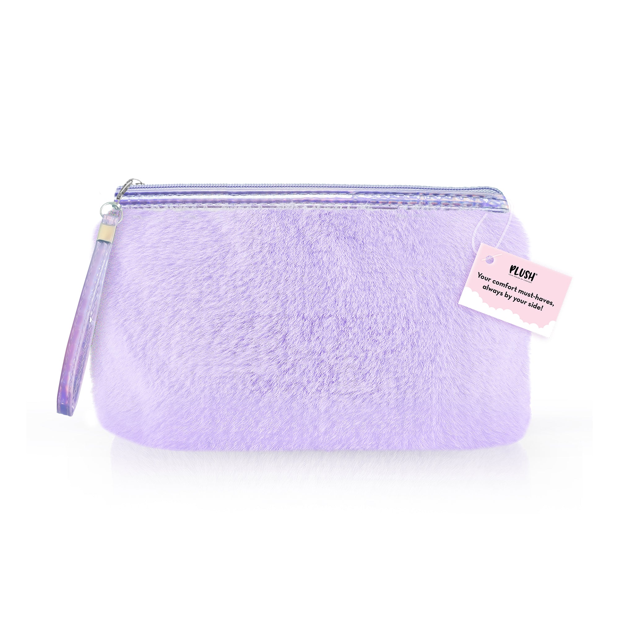 Purple Fur Pouch