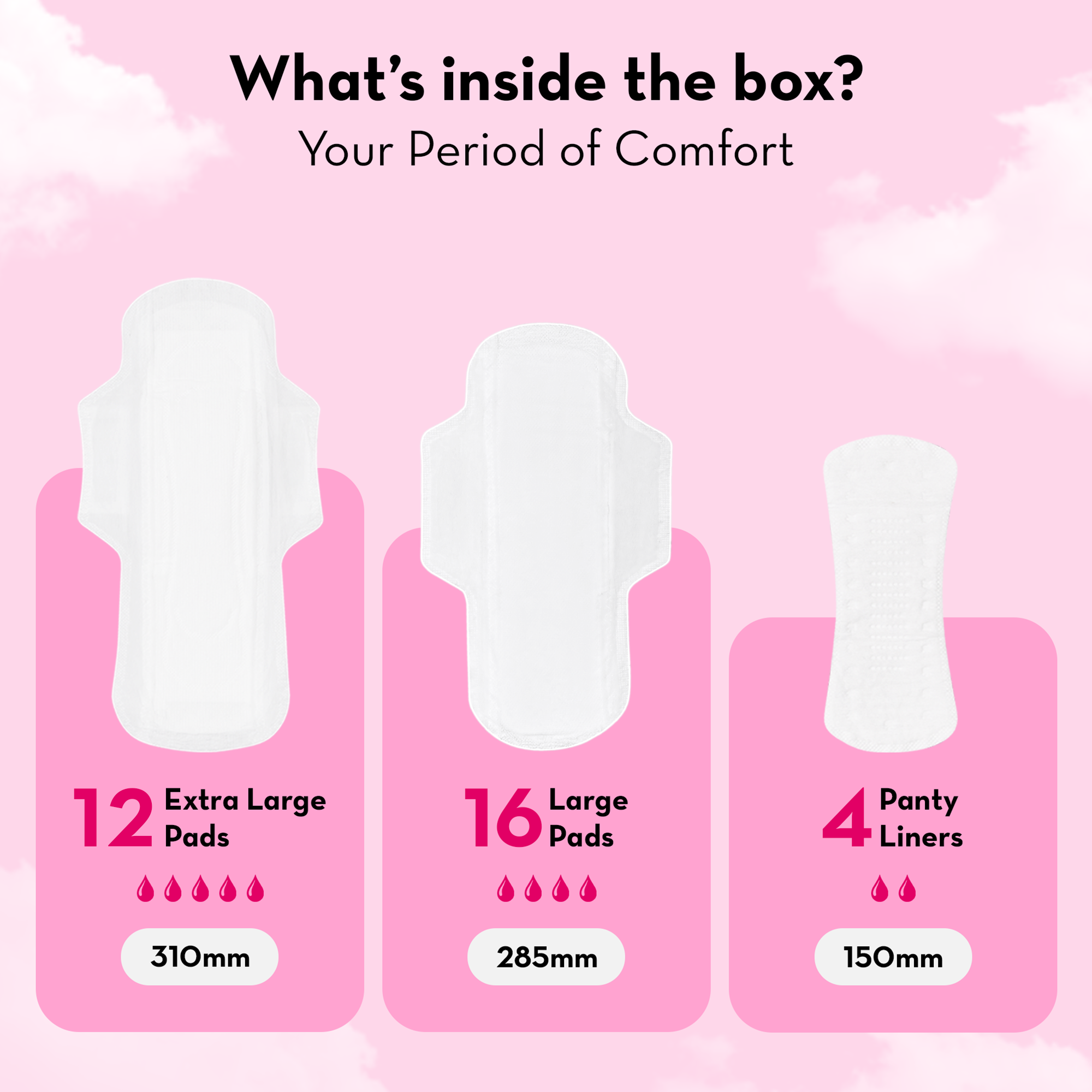 Ultra-Thin Sanitary Pads - Pack of 28